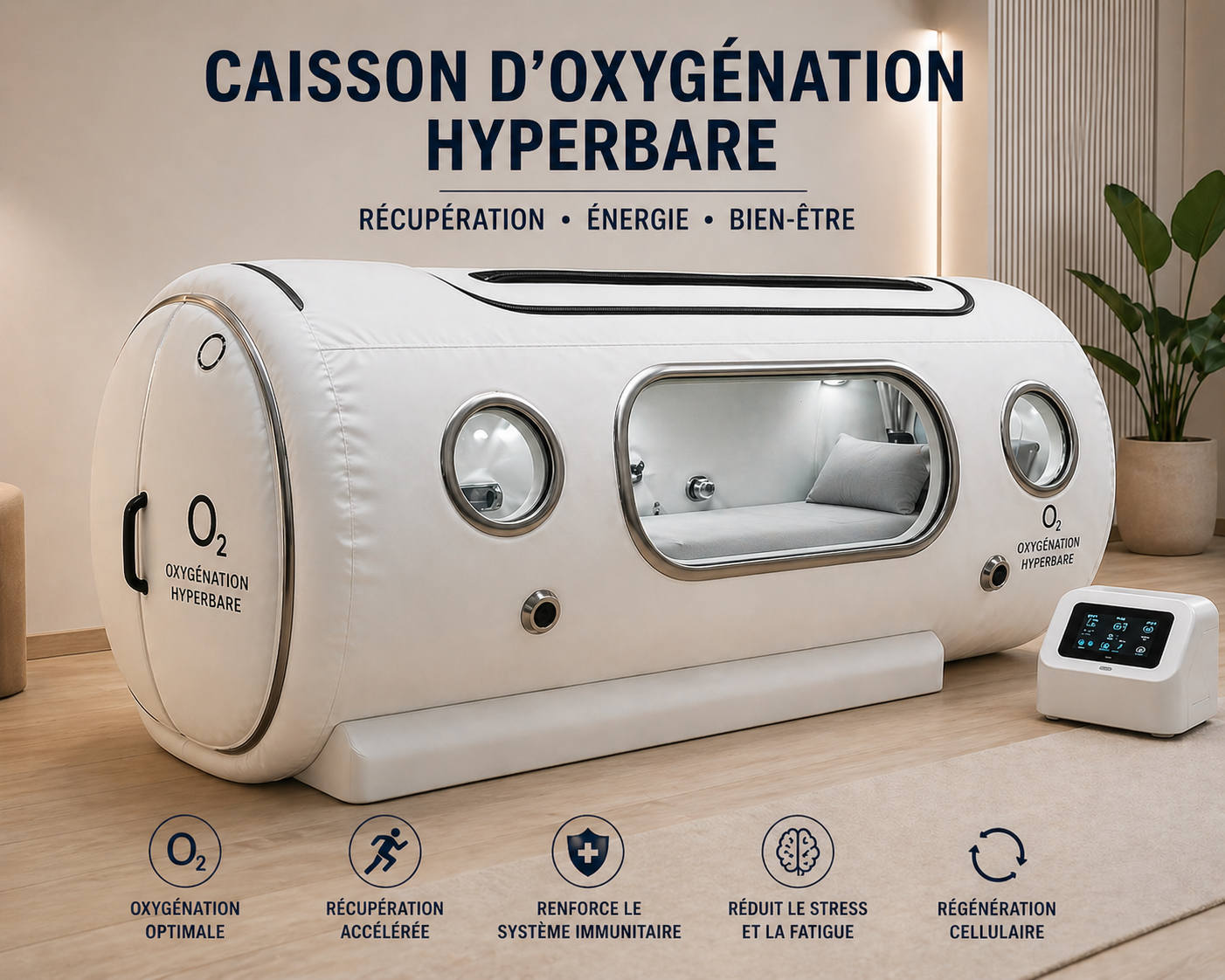 Les bienfaits du caisson d'oxygénation hyperbare 1,3 ATA : une solution bien-être innovante